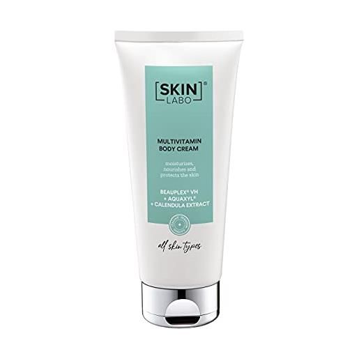 SKIN LABO skin. Labo - crema corpo multivitaminica, idrata, nutre e protegge la pelle, con complesso di ceramidi e estratto di calendula - 200 ml (vecchia versione)