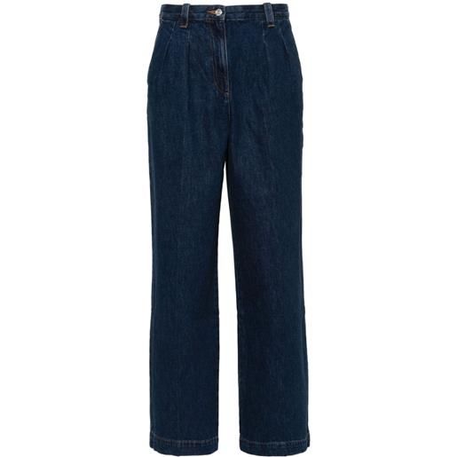 A.P.C. jeans a gamba ampia - blu