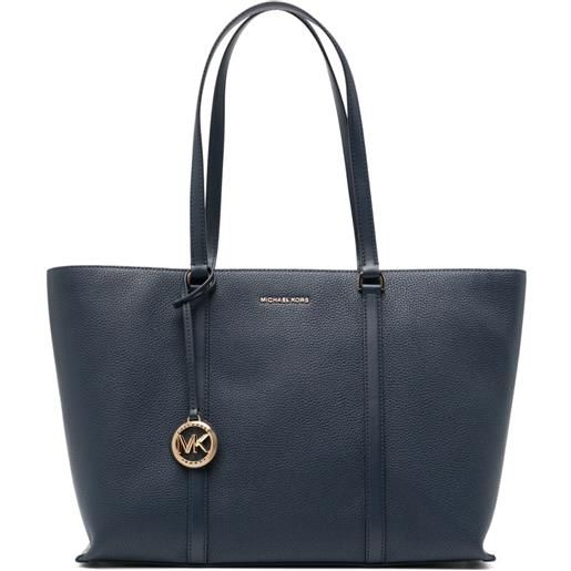 Michael Kors borsa tote temple - blu