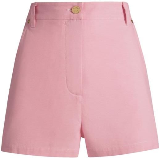 Bally shorts a vita alta - rosa