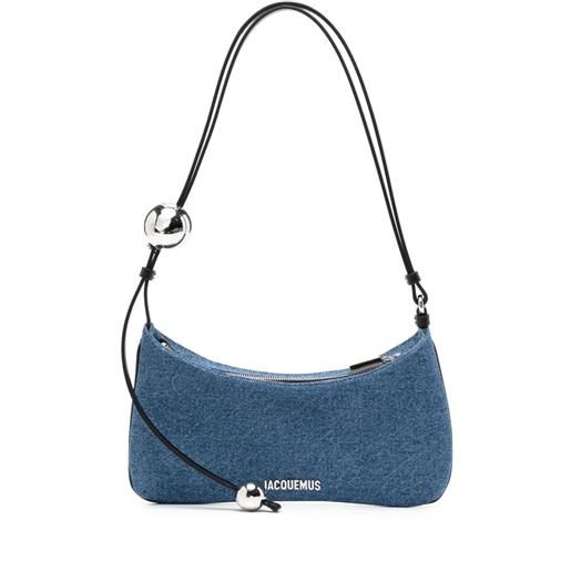 Jacquemus borsa a spalla le bisou perle - blu