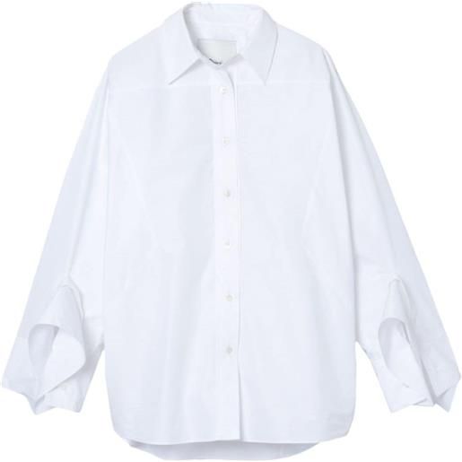 3.1 Phillip Lim camicia con polsini drappeggiati - bianco