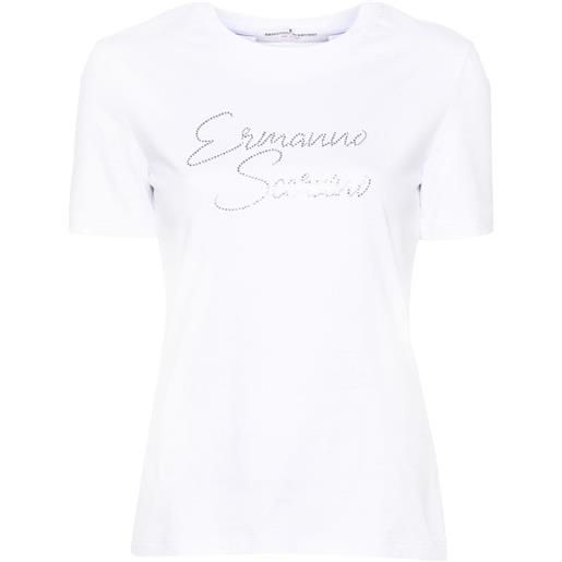 Ermanno Scervino t-shirt con logo - bianco