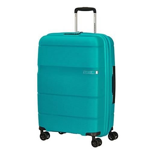 American Tourister linex, bagagli valigia unisex adulto, blau (blue ocean), m 66 cm - 63 l
