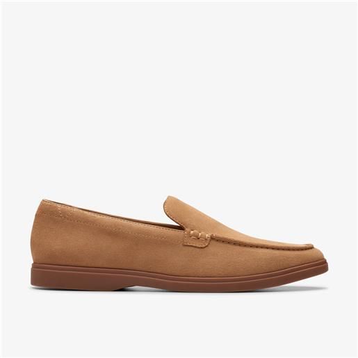 Clarks torford easy light tan suede
