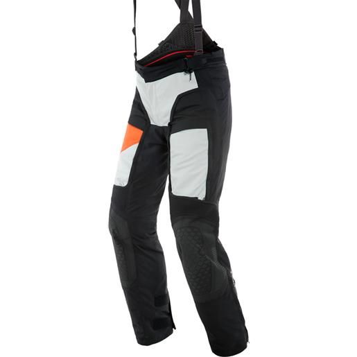 DAINESE - pantaloni d-explorer 2 gore-tex glacier-gray / orange / nero