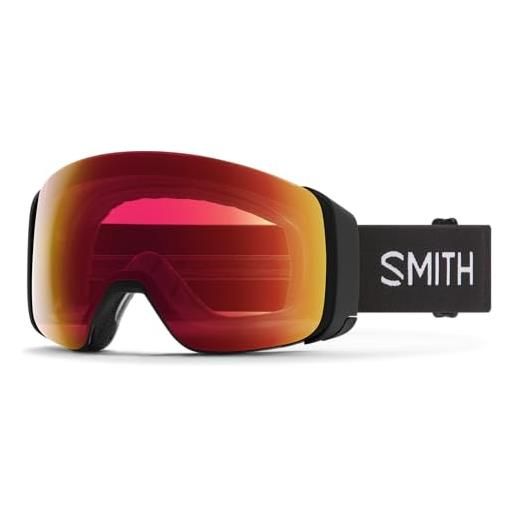 SMITH optics i/o mag 4d ski- snowboardbrille black 22 - chromapop red mirror photochromic neu