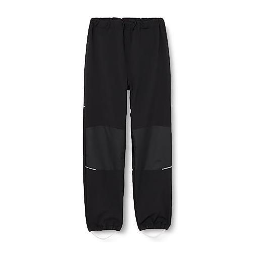 Name it nknalfa pant solid noos, pantaloni impermeabili unisex - bambini e ragazzi, nero (black), 158