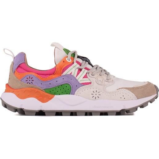 Flower Mountain sneakers in suede e nylon multicolor
