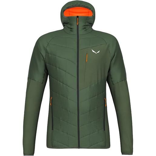 Salewa ortles hybrid tirolwool® jacket verde s uomo