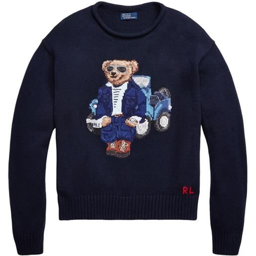 Polo Ralph Lauren maglione polo bear - blu