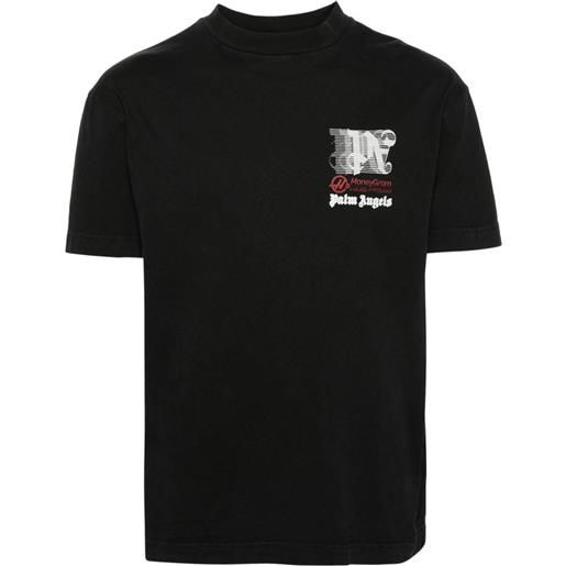 Palm Angels t-shirt con stampa Palm Angels x haas - nero