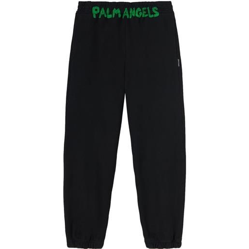 Palm Angels pantaloni sportivi con stampa - nero