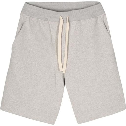 Jil Sander shorts sportivi mélange - grigio