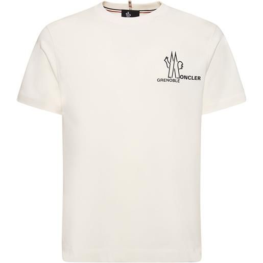 MONCLER GRENOBLE t-shirt in cotone con logo