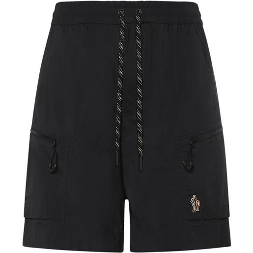 MONCLER GRENOBLE shorts in nylon ripstop