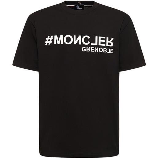 MONCLER GRENOBLE t-shirt in cotone con logo