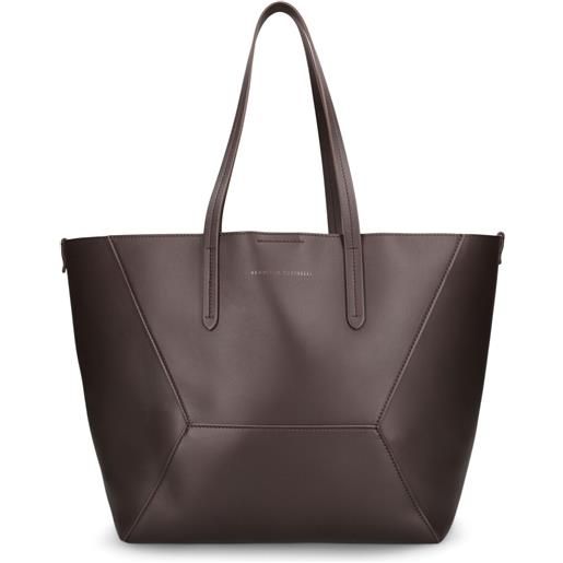 BRUNELLO CUCINELLI borsa shopping in pelle