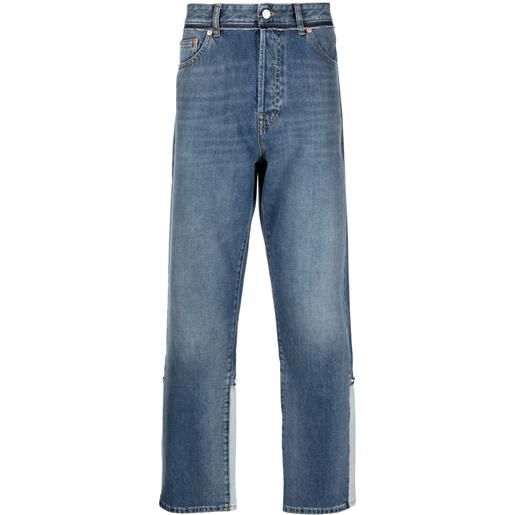 Valentino Garavani jeans dritti con dettaglio rockstud - blu