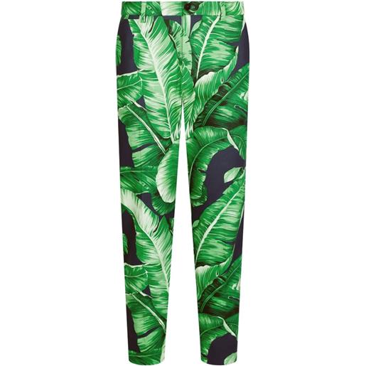 Dolce & Gabbana pantaloni con stampa - verde