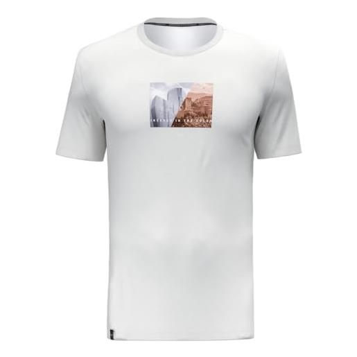 Salewa pure design dry t-shirt men, white, xl
