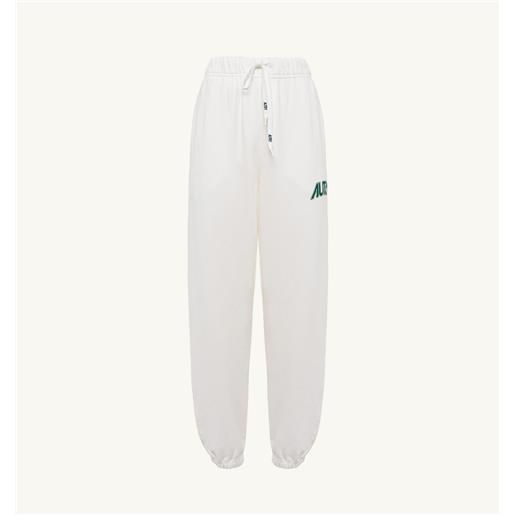 autry pantaloni in cotone bianco