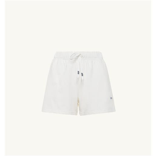 autry shorts in jersey di cotone bianco