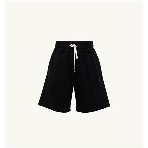 autry shorts in cotone nero