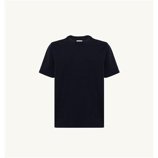 autry t-shirt in jersey di cotone con logo blu