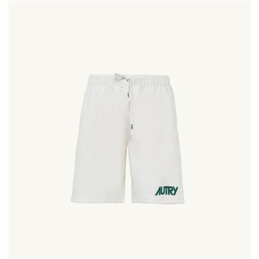 autry shorts in cotone pile bianco