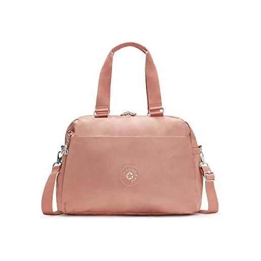 Kipling deny, borsa da viaggio leggero, bagaglio a mano, 44.5 cm, 26 l, rosa calda