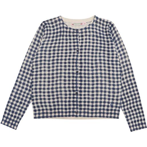 Bonpoint cardigan bambina fantasia quadri