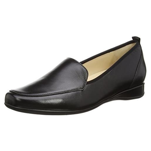 Hassia petra, weite g - scarpe basse da donna, nero (0100 schwarz), 42.5
