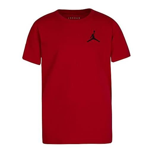 Jordan jumpman air - maglietta da ragazzo con ricamo (big kids), gym rosso, l