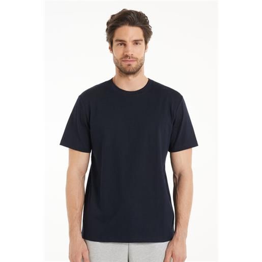 Tezenis t-shirt in 100% cotone a girocollo uomo blu