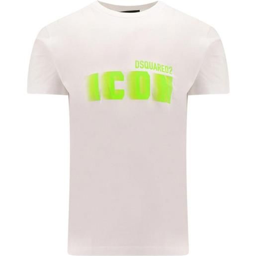 Dsquared2 t-shirt in cotone con stampa icon blur