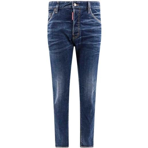 Dsquared2 jeans in cotone con stampa sul retro