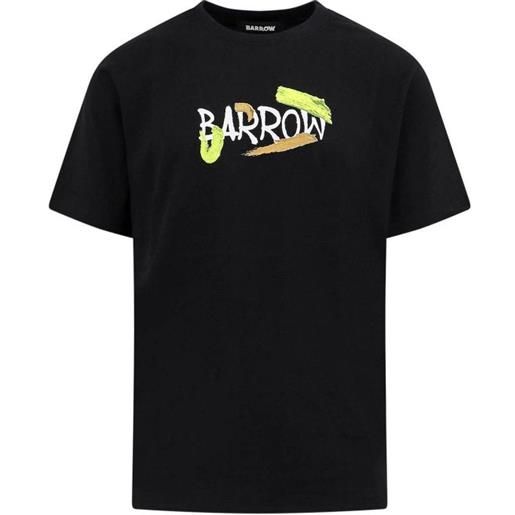 Barrow t-shirt in cotone con logo frontale