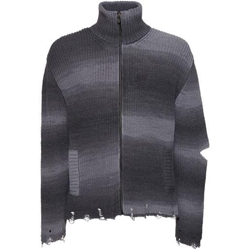 A PAPER KID giacca unisex in maglia