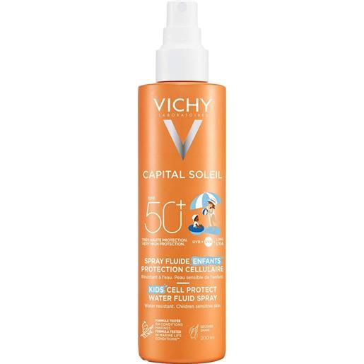 Vichy capital soleil cell protect fluido spray bambini spf50+