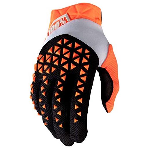 100% guanti airmatic orange/black (m)