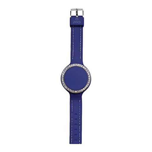 Zitto orologio digitale piccolo zitto diva in silicone blu wistenia-mini-nh