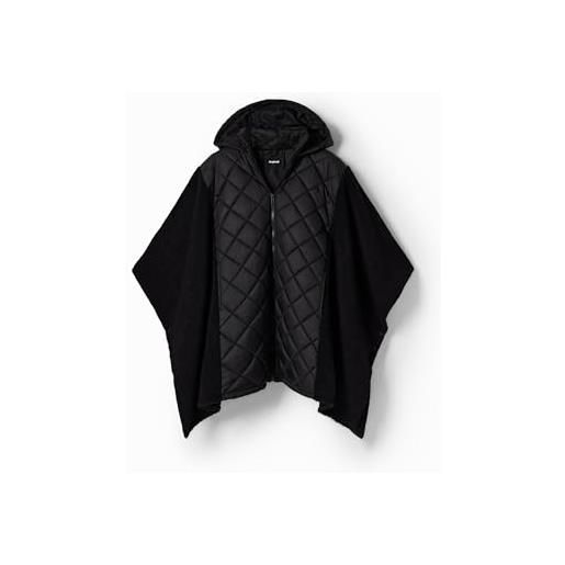 Desigual mantella donna poncho_modularis odda 23waia22 unica nero