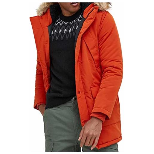 Superdry vintage everest parka a4-padded, purea di zucca, xl uomo