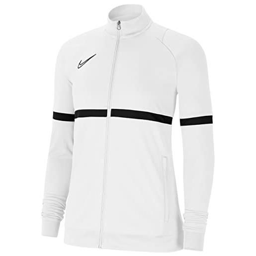 Nike w nk dry acd21 trk jkt k, giacca donna, black/white/anthracite/white, xl
