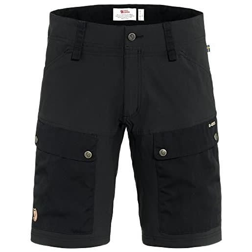 Fjallraven 80809-550-550 keb shorts m pantaloncini uomo black-black taglia 58