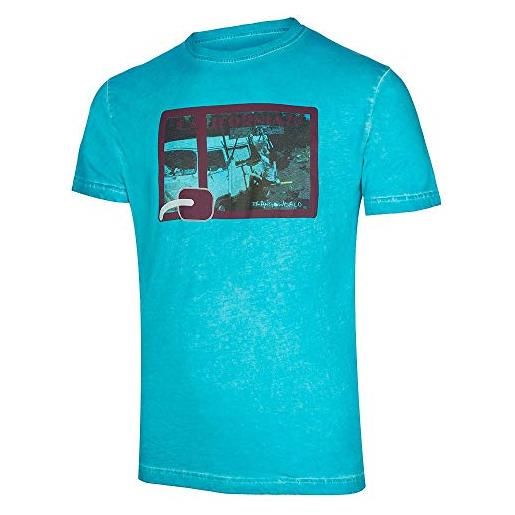 TRANGOWORLD trango camiseta ornia, maglietta uomo, blu capri, xl