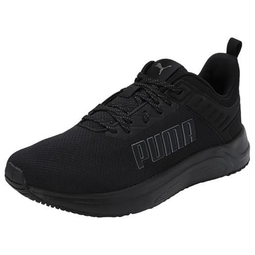 PUMA softride astro t, scarpe per jogging su strada unisex-adulto, nero freddo grigio scuro, 48.5 eu