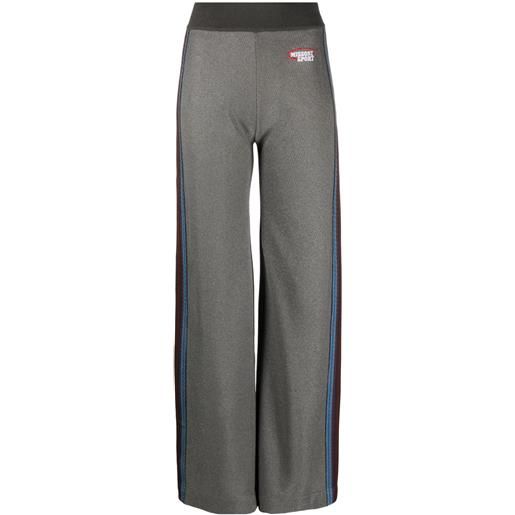 Missoni pantaloni sportivi con applicazione - grigio