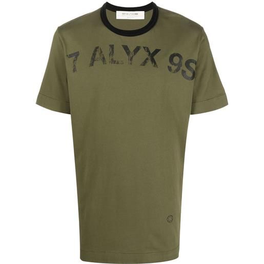 1017 ALYX 9SM t-shirt con stampa - verde